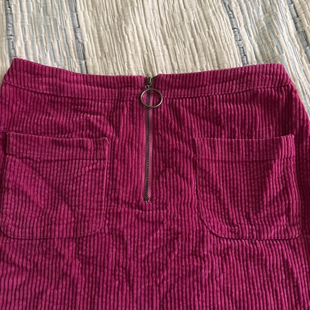 Ribbed cotton skirt - Picture 2 of 4